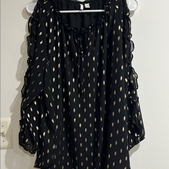 Black and Gold Women's Top - Picture 1 of 7